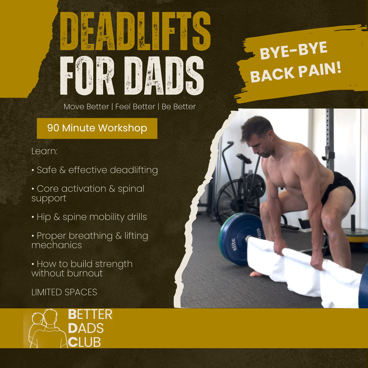 DEADLIFTS FOR DADS (Workshop)
